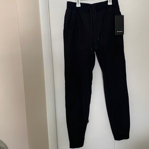 Black Lululemon ABC joggers; new with tags